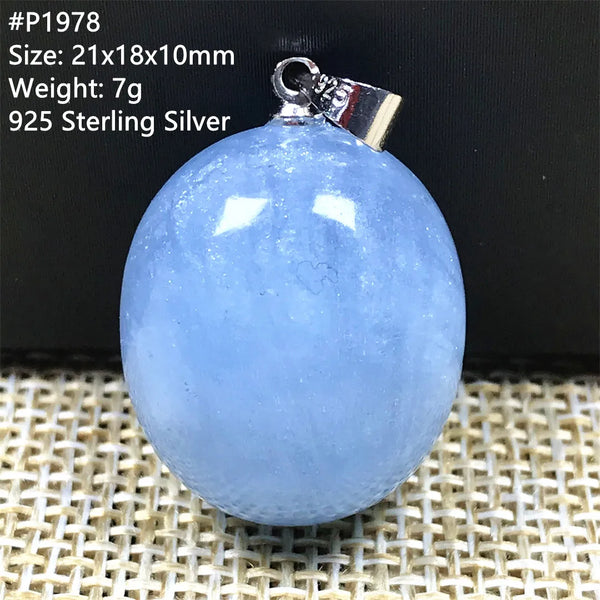 Blue Aquamarine Pendent-ToShay.org