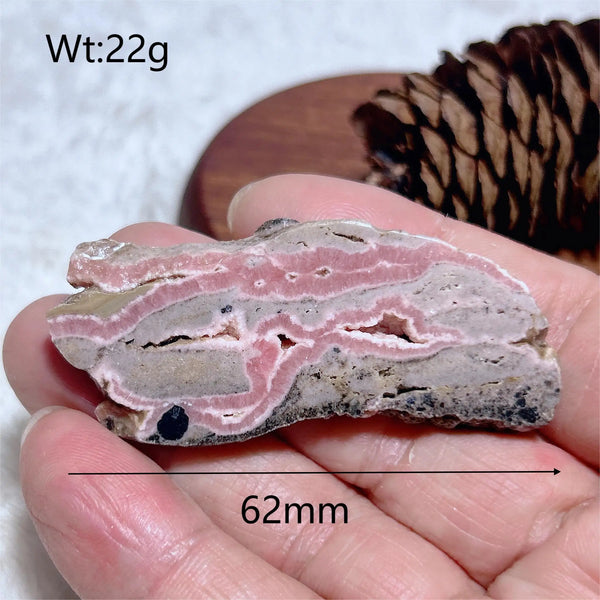 Pink Rhodochrosite Slice-ToShay.org