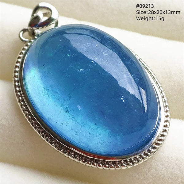 Blue Aquamarine Pendant-ToShay.org