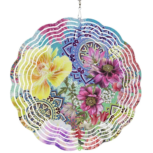 Mandala Flower Wind Spinner-ToShay.org