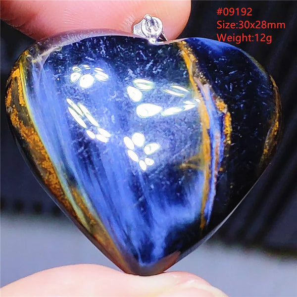 Blue Pietersite Chatoyant Pendant-ToShay.org