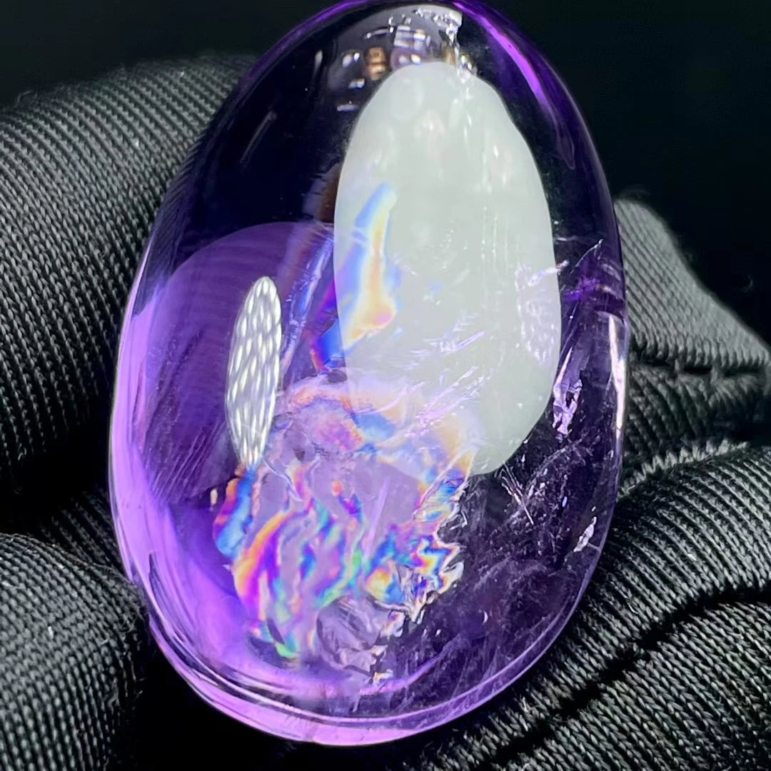 Purple Amethyst Quartz Pendant-ToShay.org