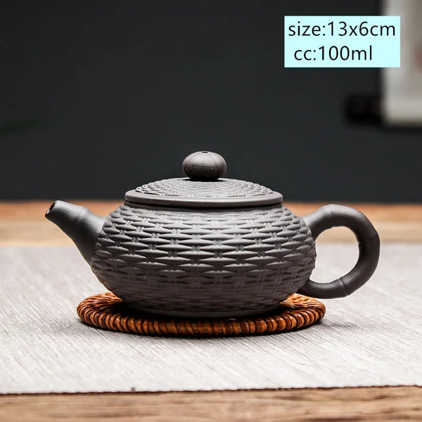 Yixing Clay Bamboo Teapot-ToShay.org