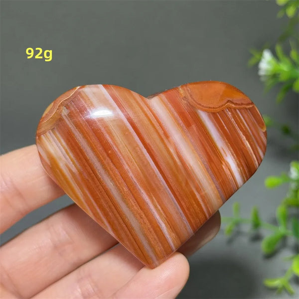 Red Agate Heart-ToShay.org