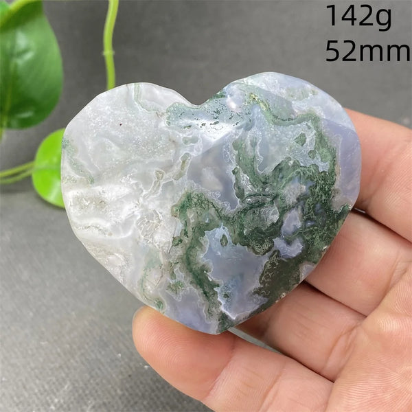 Green Aquatic Agate Heart-ToShay.org