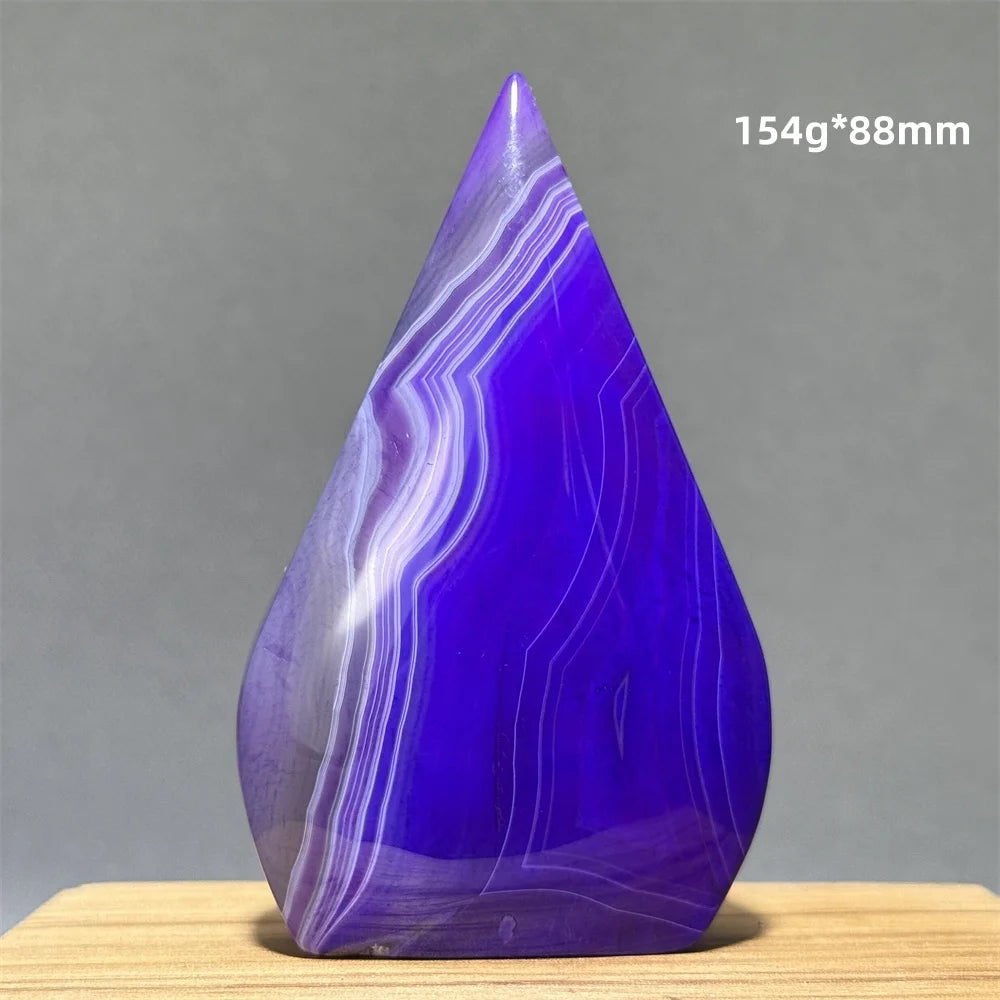 Purple Agate Torch-ToShay.org