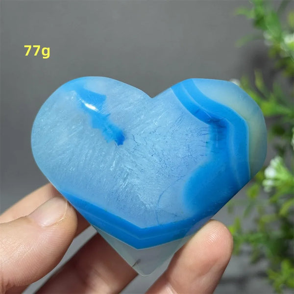Blue Agate Heart-ToShay.org