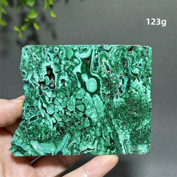 Green Malachite Slice-ToShay.org