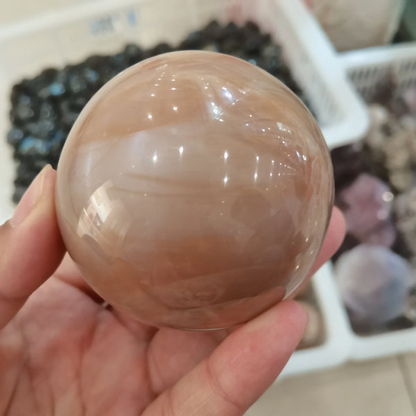 Orange Moonstone Crystal Ball-ToShay.org