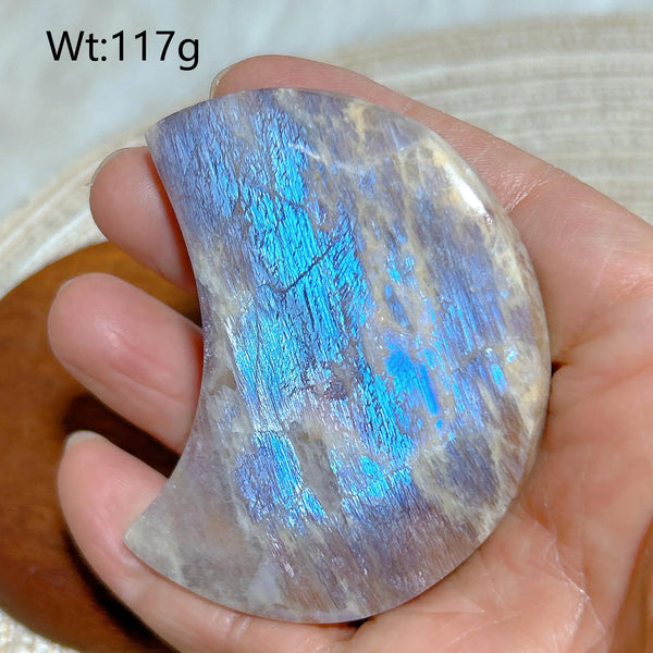 Blue Falshy Moonstone Moon-ToShay.org
