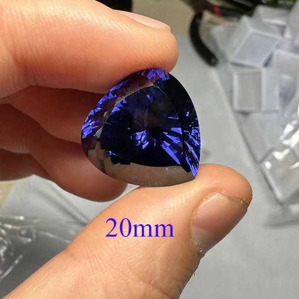 Blue Cubic Zirconia Gem-ToShay.org