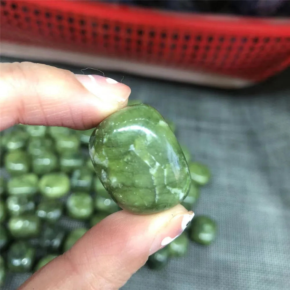 Green Jade Tumbled Stones-ToShay.org