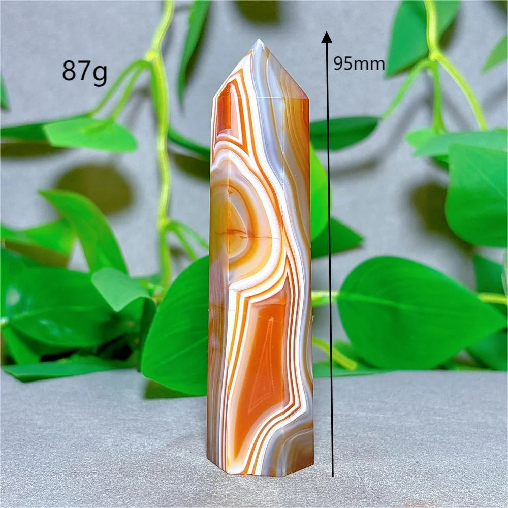 Orange Carnelian Quartz Tower-ToShay.org