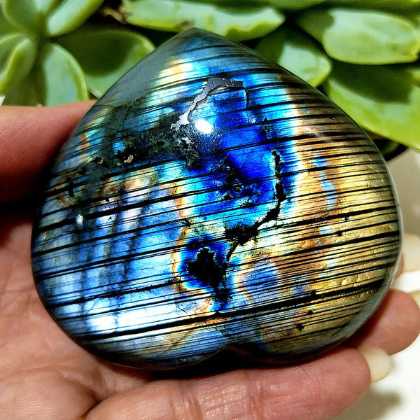 Blue Labrador Stone Heart-ToShay.org