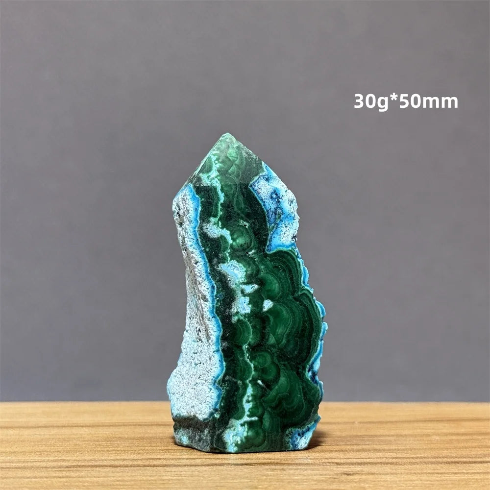 Blue Chrysocolla Tower-ToShay.org