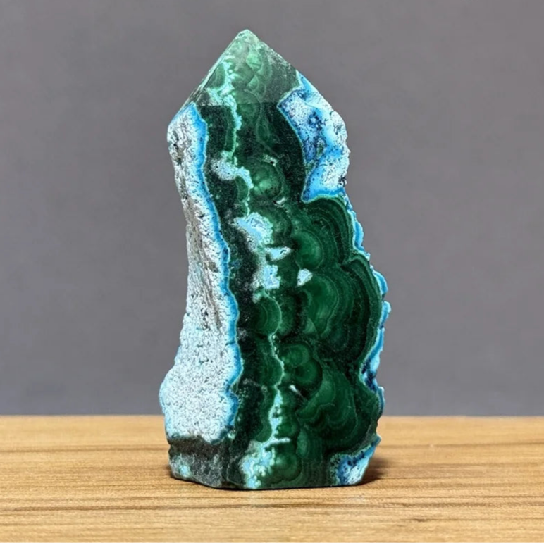 Blue Chrysocolla Point-ToShay.org