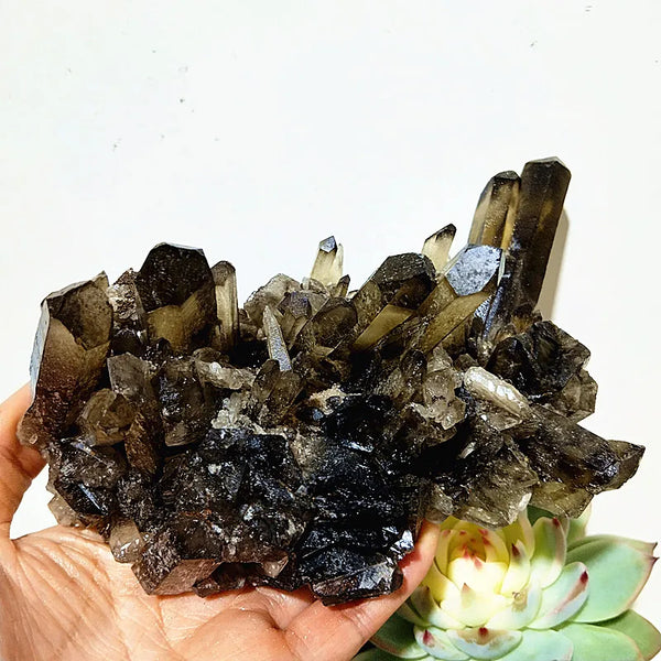 Smokey Tea Topaz Cluster-ToShay.org