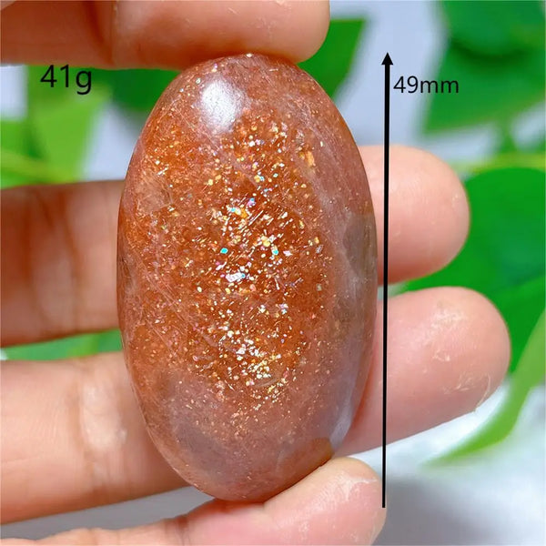 Gold Sunstone Palm Stone-ToShay.org