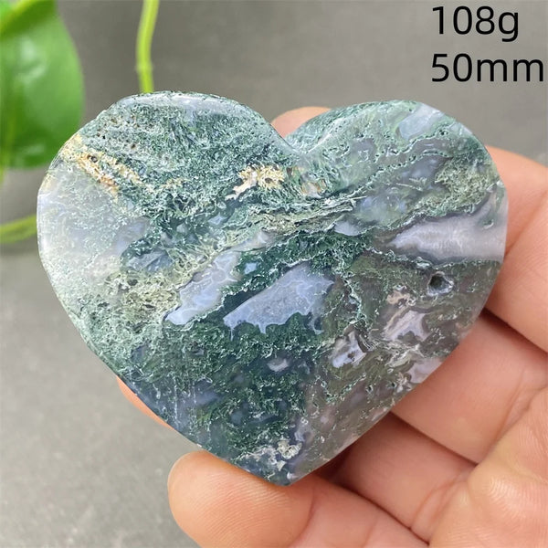 Green Aquatic Agate Heart-ToShay.org