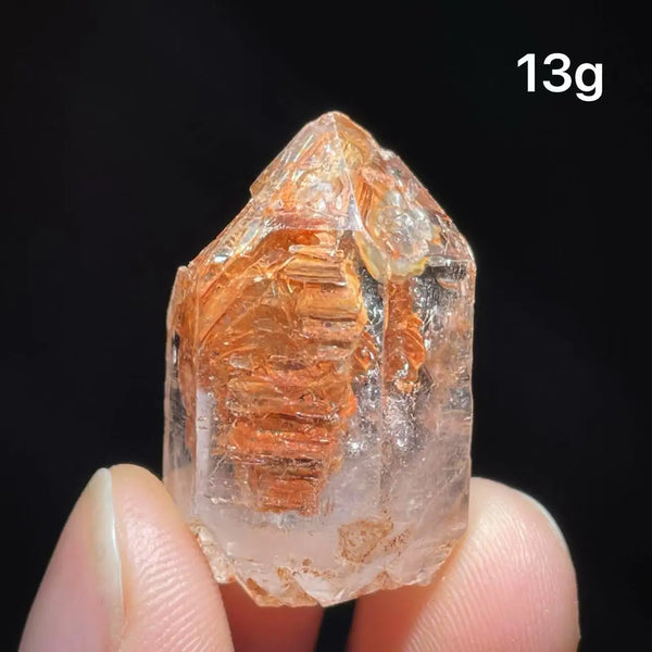 Red Quartz Crystal Cluster-ToShay.org