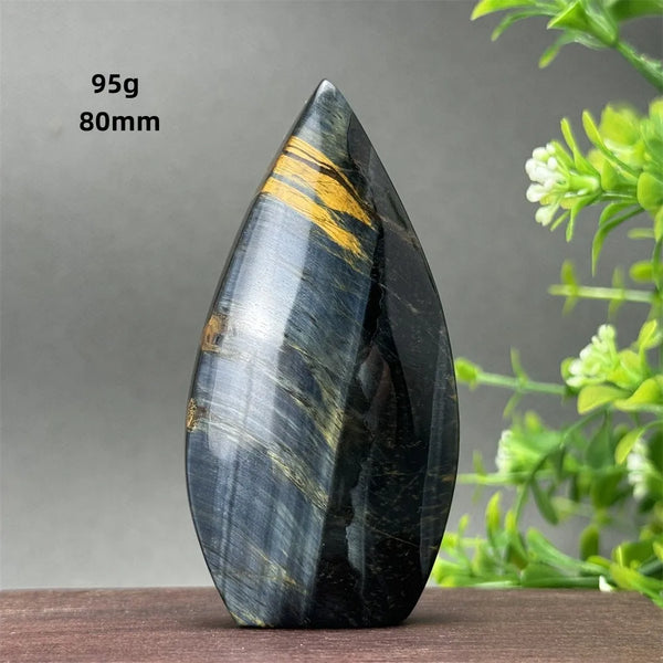Blue Tiger Eye Stone Torch-ToShay.org