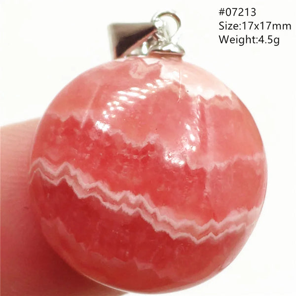 Red Rhodochrosite Pendant-ToShay.org