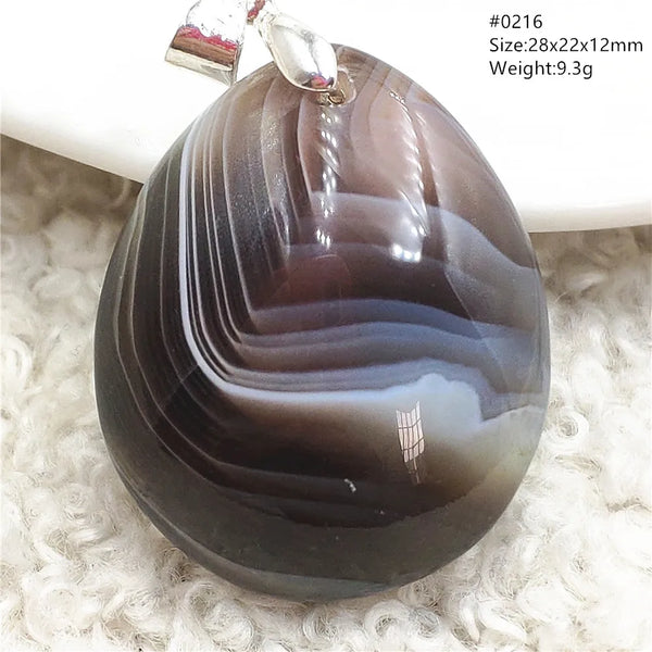Black Agate Pendant-ToShay.org