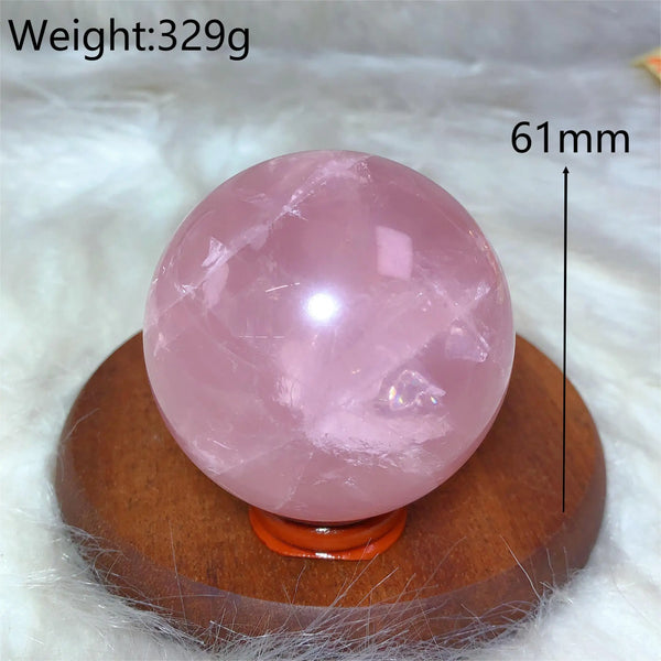 Pink Rose Quartz Ball-ToShay.org