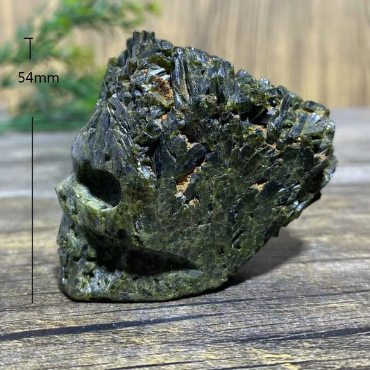 Green Tourmaline Skulls-ToShay.org