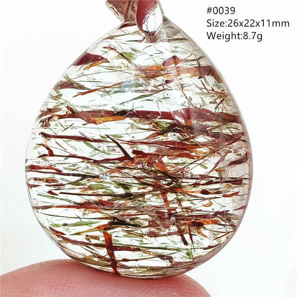 Gold Rutilated Quartz Pendant-ToShay.org