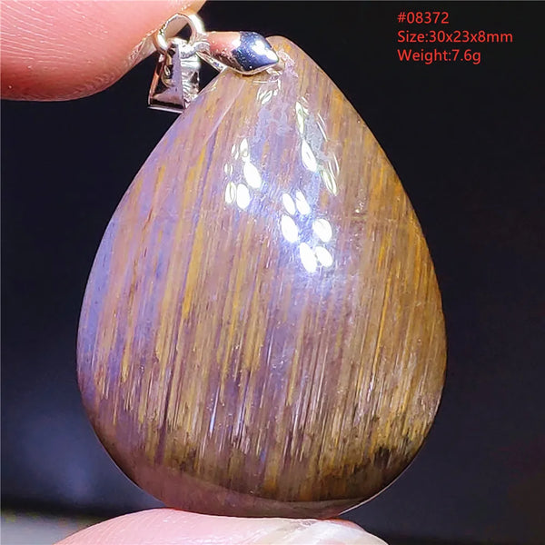 Blue Pietersite Chatoyant Pendant-ToShay.org