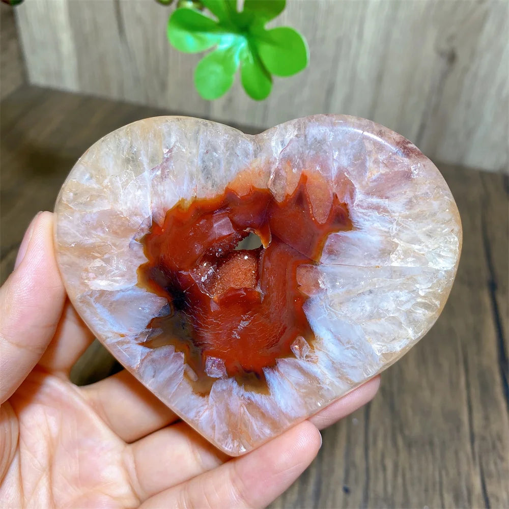 Orange Carnelian Agate Heart-ToShay.org