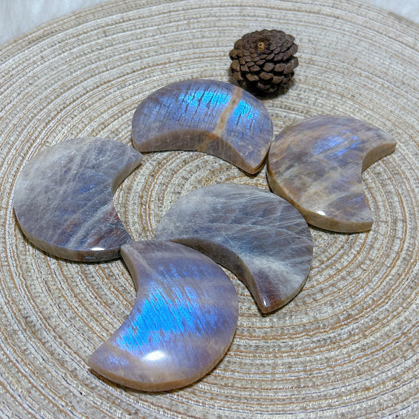 Blue Falshy Moonstone Moon-ToShay.org