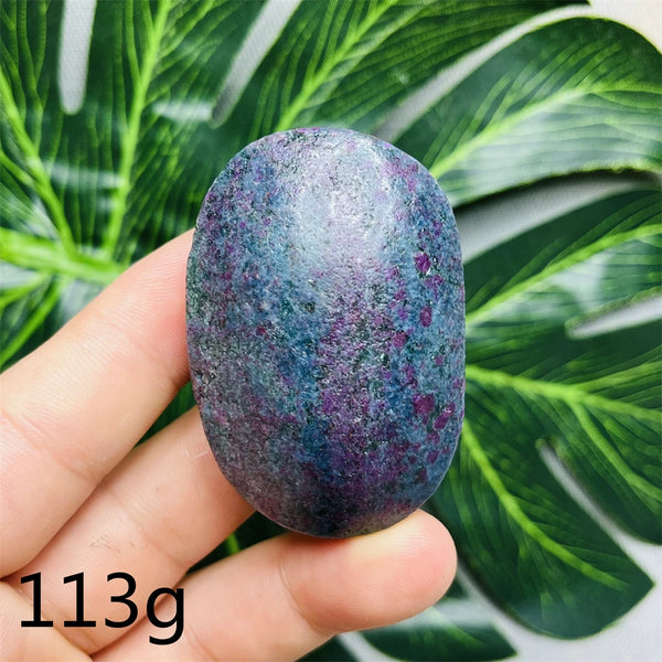 Ruby Sapphire Palm Stone-ToShay.org
