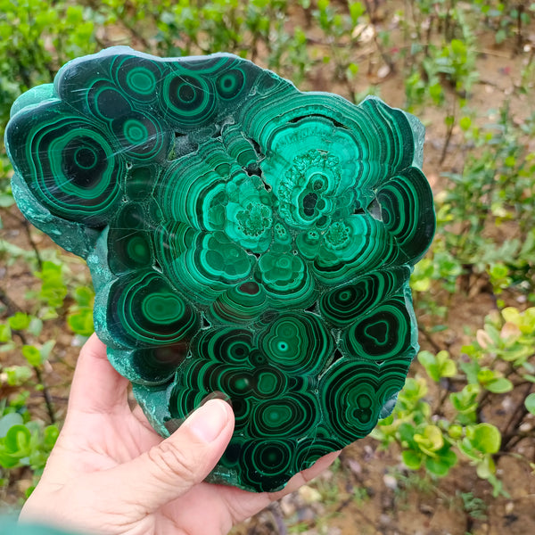 Green Malachite Slice-ToShay.org