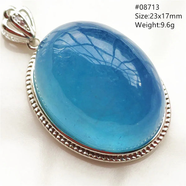 Blue Aquamarine Quartz Pendant-ToShay.org