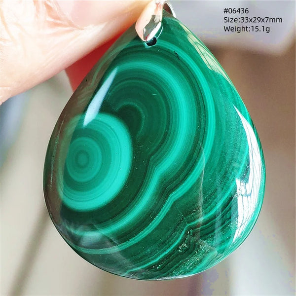 Green Malachite Pendant-ToShay.org