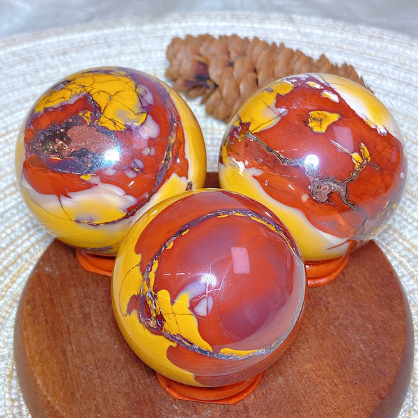 Yellow Mookaite Ball-ToShay.org