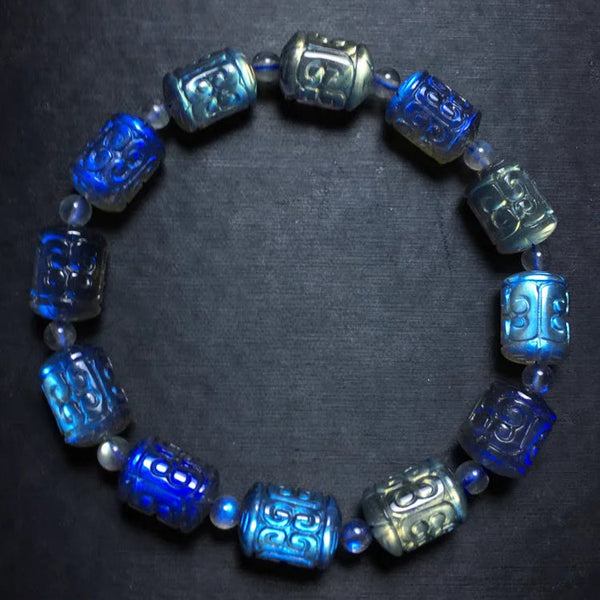 Blue Labradorite Bracelet-ToShay.org