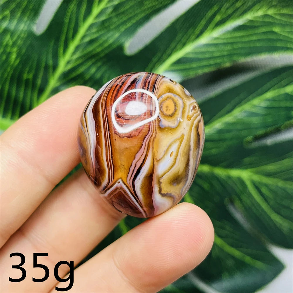 Red Agate Palm Stones-ToShay.org
