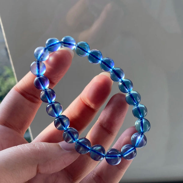 Blue Aquamarine Bracelet-ToShay.org