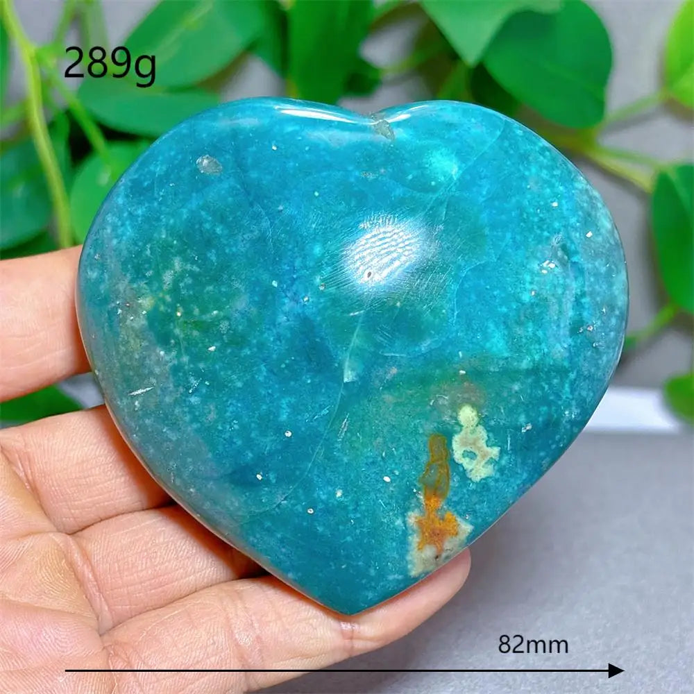 Green Ocean Jasper Heart-ToShay.org