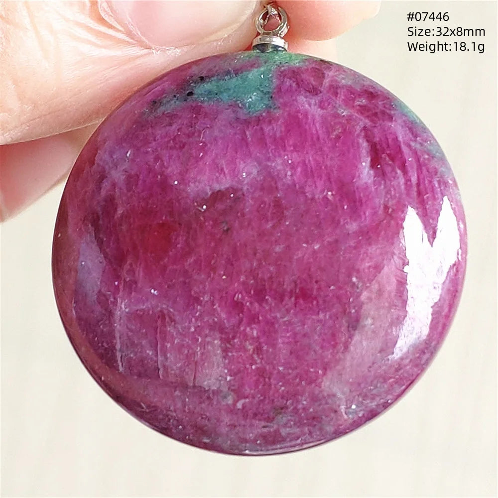 Red Ruby Zoisite Pendant-ToShay.org
