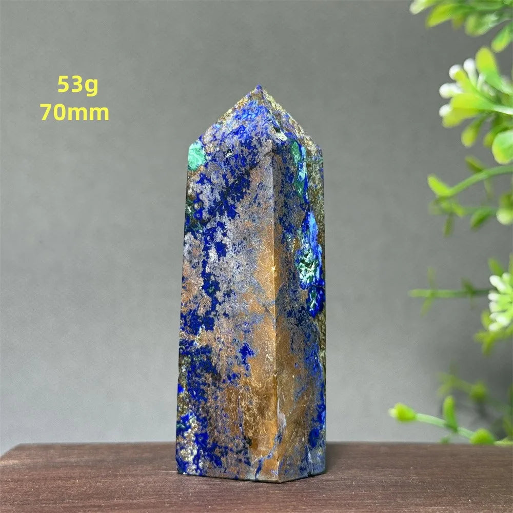 Blue Azurite Wand-ToShay.org