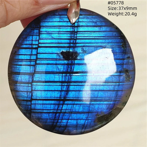 Blue Purple Labradorite Pendant-ToShay.org