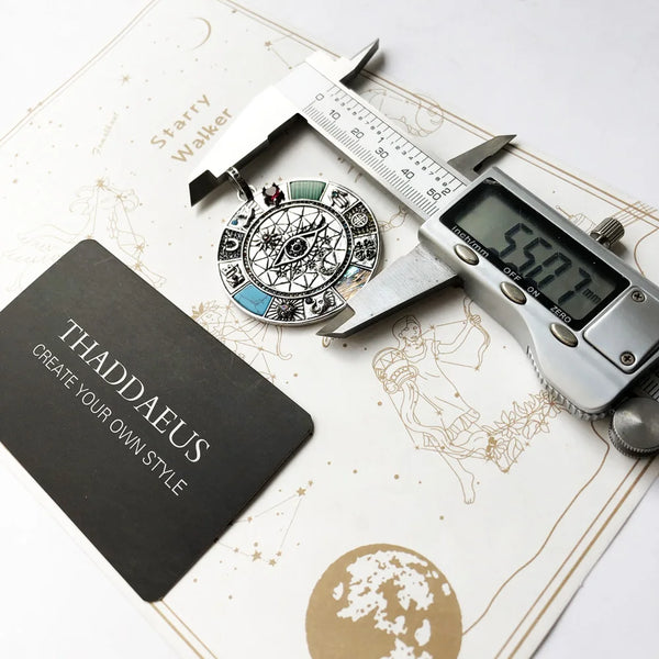 Silver Compass Amulet-ToShay.org