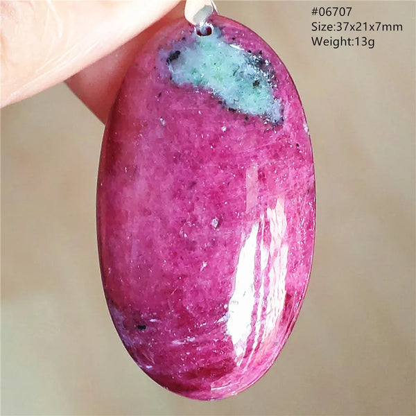 Red Ruby Zoisite Pendant-ToShay.org