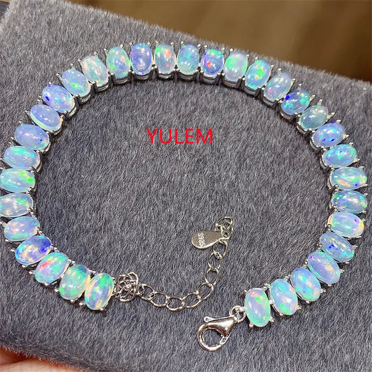 White Opal Bracelet-ToShay.org