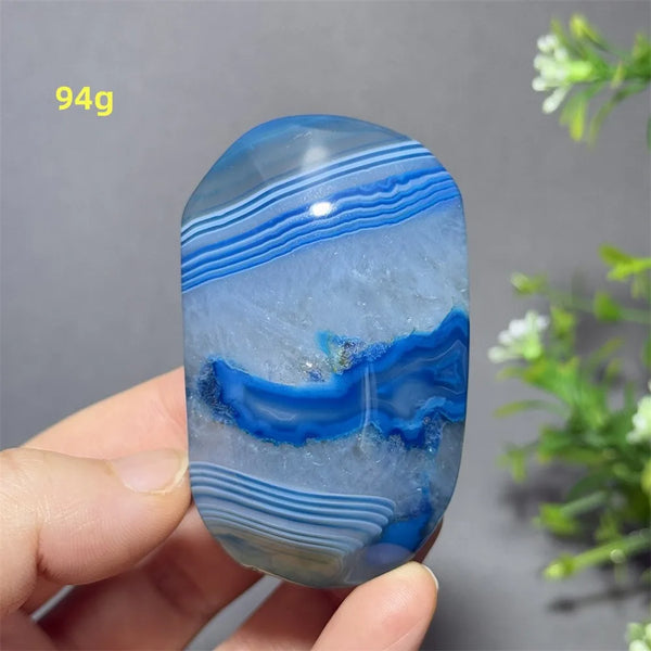 Blue Sapphire Striped Agate-ToShay.org