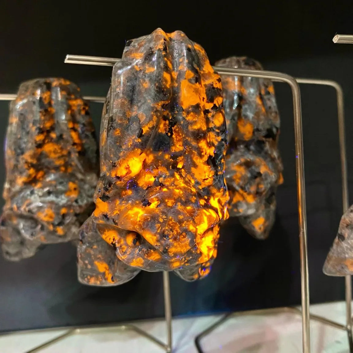 Rainbow Fluorite Figurines-ToShay.org